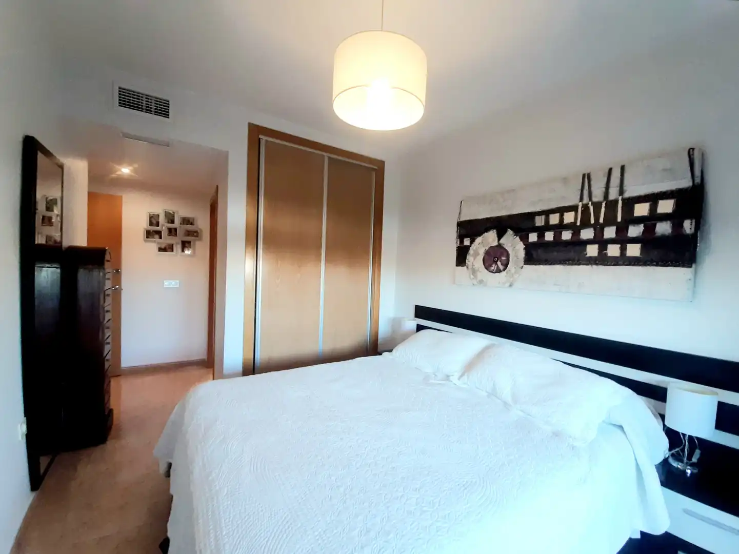 Schlafzimmer von Dachboden zum Verkauf in Archena mit Klimaanlage, Heizung und Terrasse