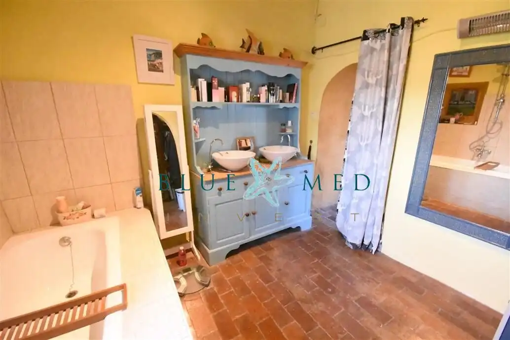 Baño de Casa o chalet en venta en Mazarrón con Calefacción, Jardín privado y Terraza