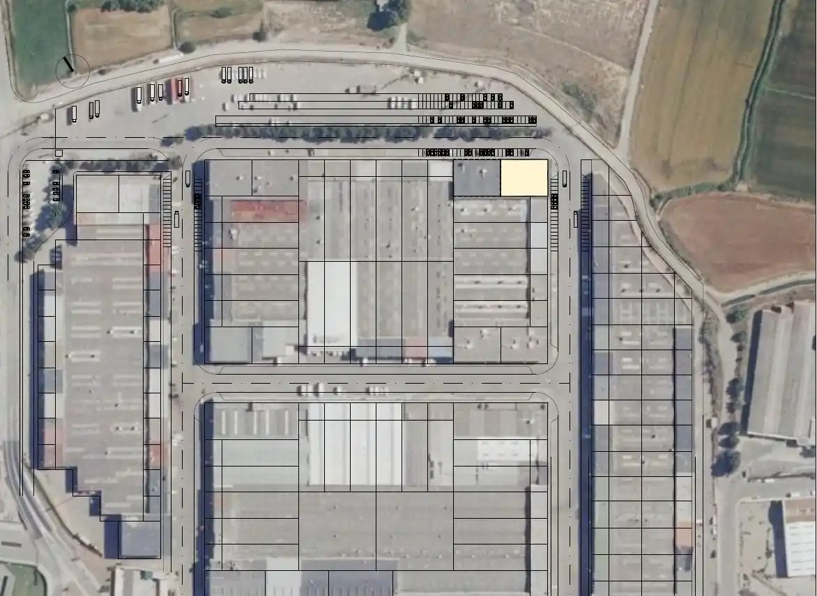 Exterior view of Industrial buildings for rent in Zaragoza