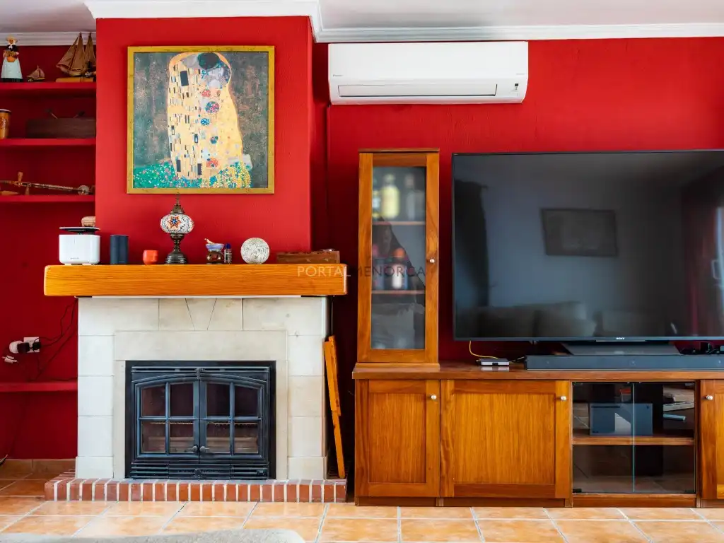 Sala de estar de Finca rústica en venta en Es Castell