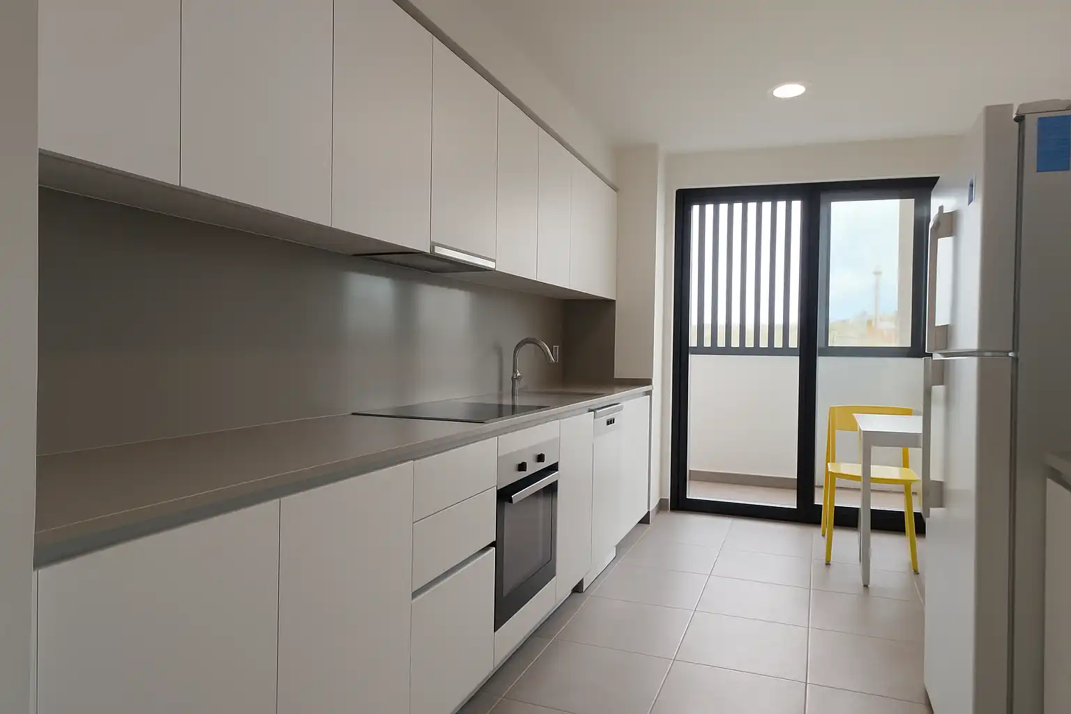 Kitchen of Flat for sale in Sant Adrià de Besòs  with Heating, Parquet flooring and Terrace