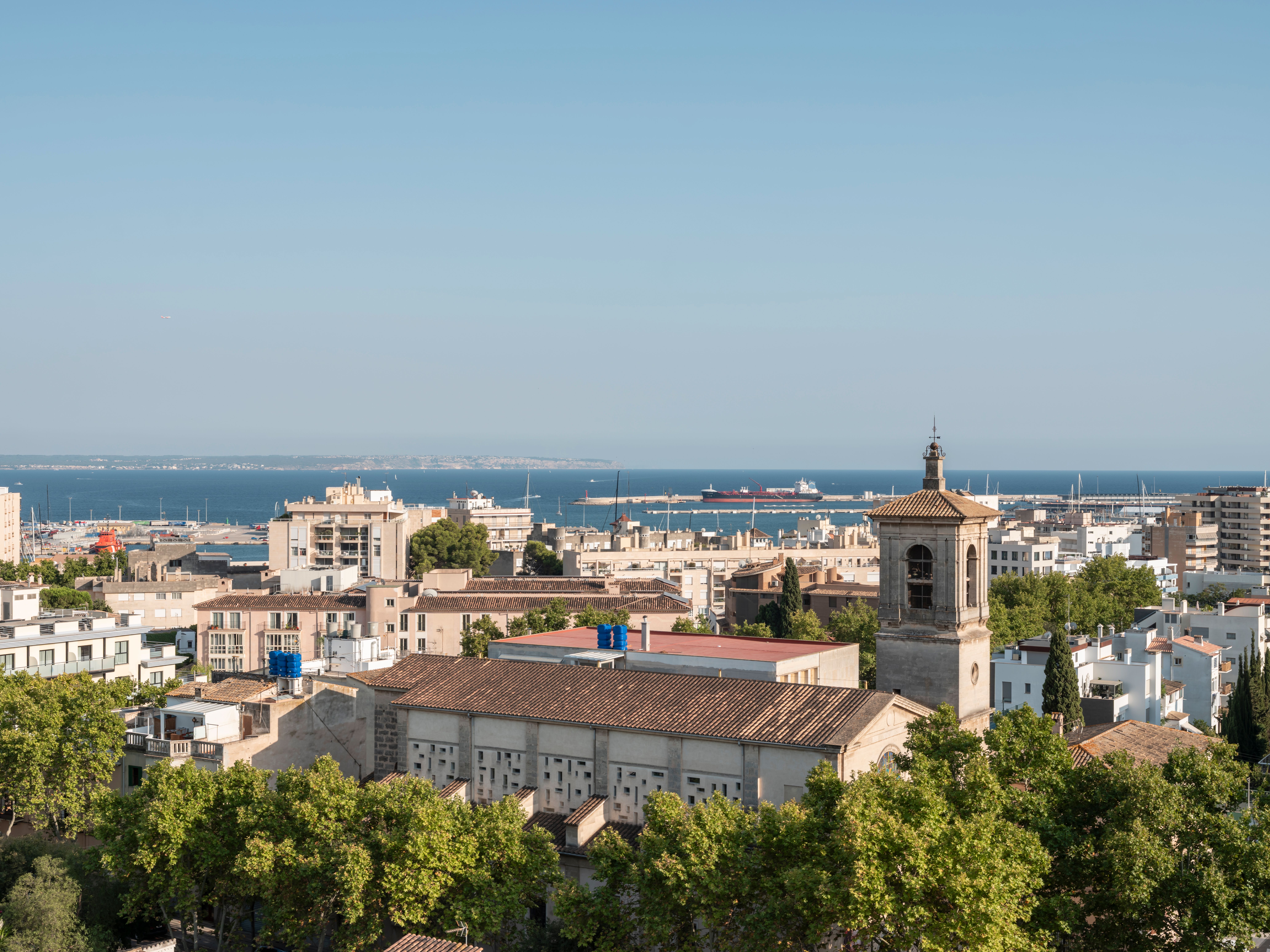 Vista exterior de Ático en venta en  Palma de Mallorca con Aire acondicionado y Piscina