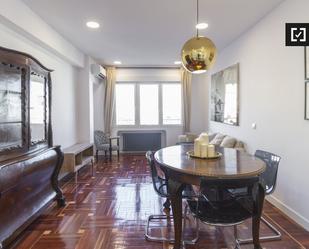 Dining room of Flat to rent in  Madrid Capital  with Air Conditioner, Heating and Furnished