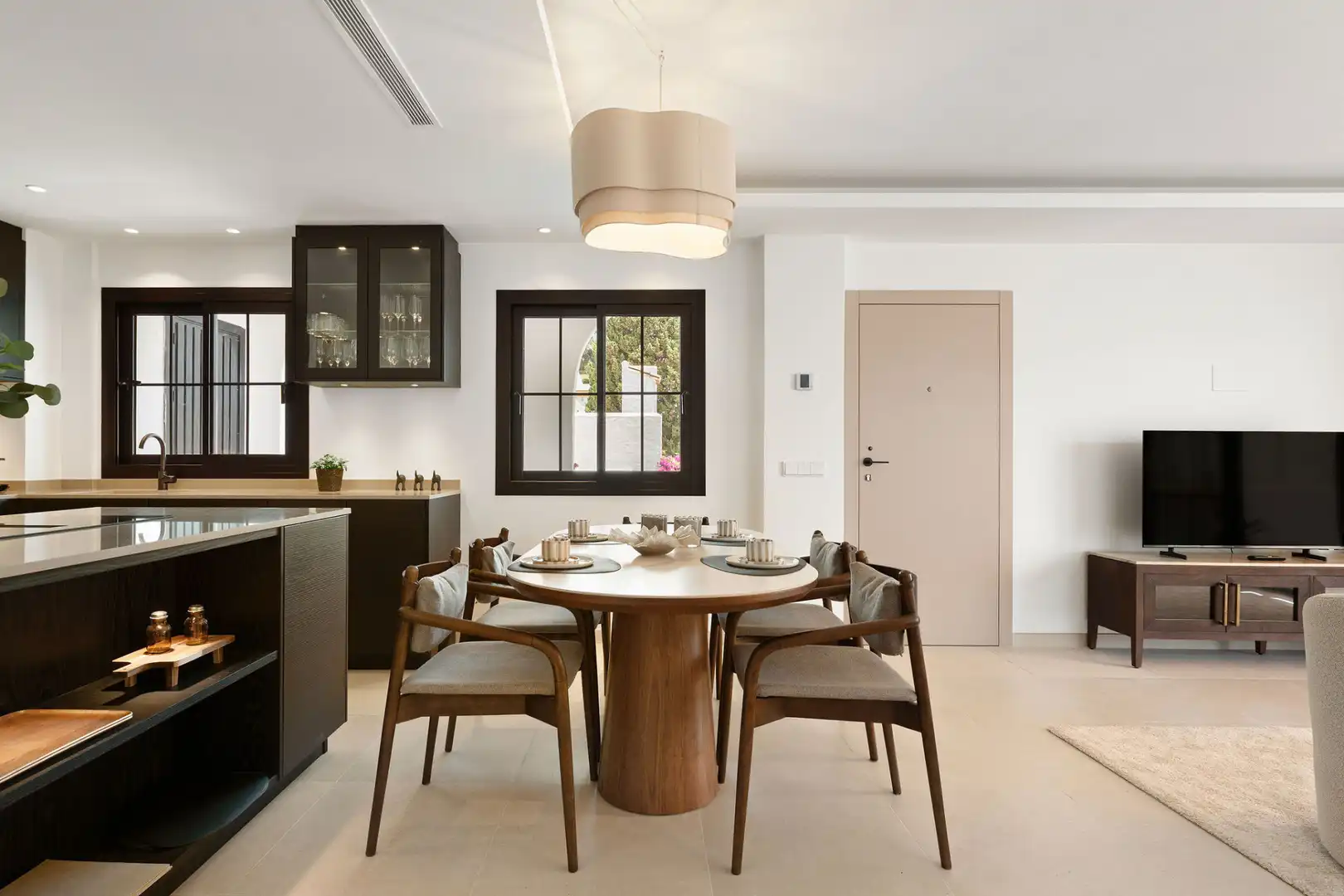 Comedor de Apartamento en venta en Marbella con Aire acondicionado, Terraza y Piscina