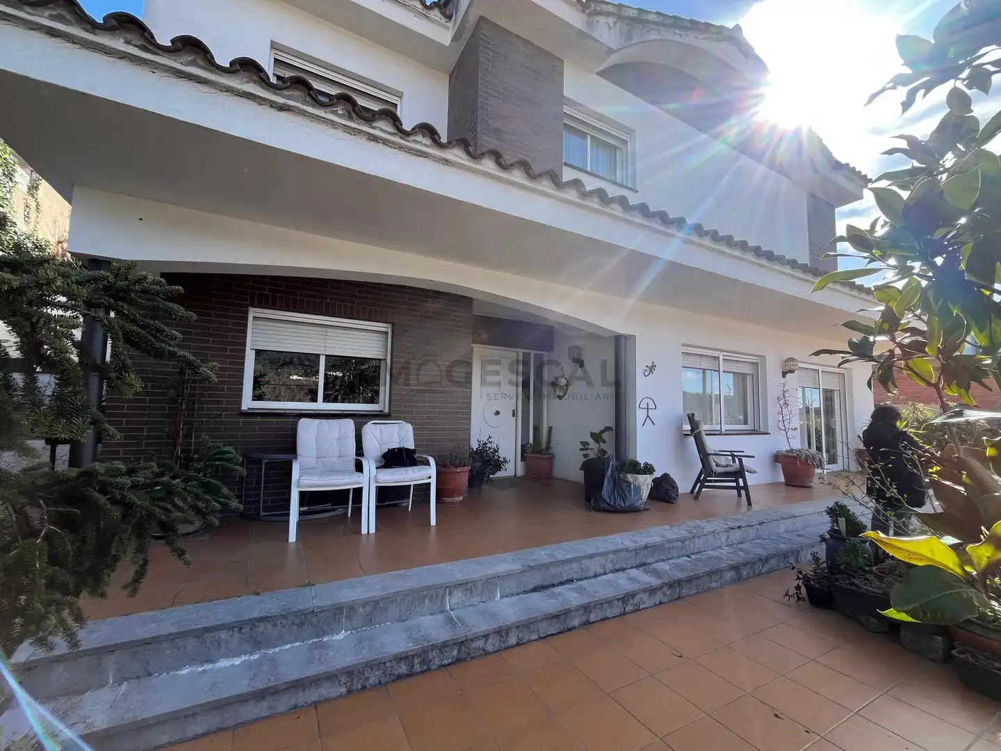 Vista exterior de Casa o xalet en venda en Caldes de Montbui amb Aire condicionat, Calefacció i Terrassa