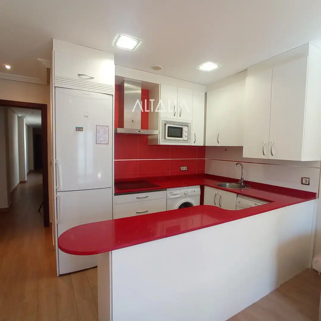 Kitchen of Flat for sale in Cuenca  with Heating, Terrace and Storage room