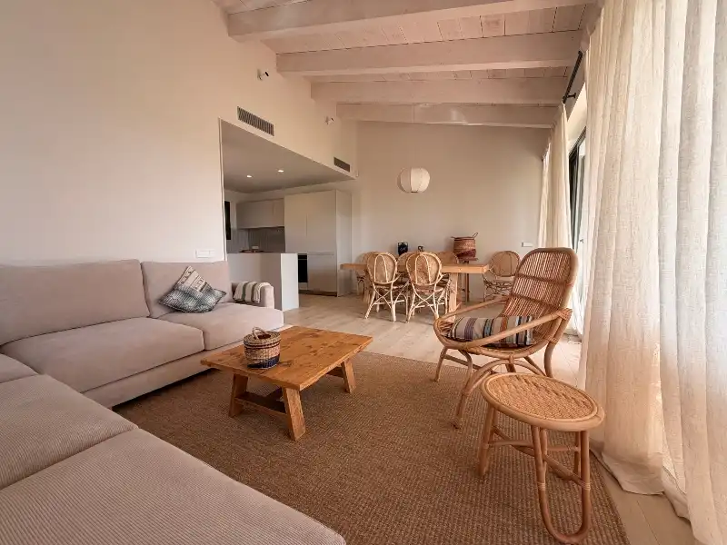 Sala de estar de Casa o chalet de alquiler en Cruïlles, Monells I Sant Sadurní de L'Heura con Aire acondicionado, Calefacción y Jardín privado