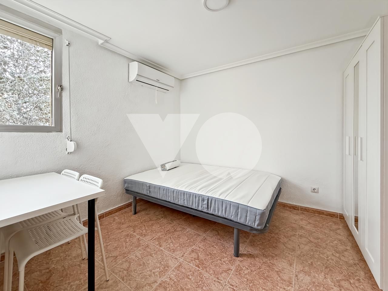 Bedroom of Flat to share in  Madrid Capital  with Air Conditioner and Furnished