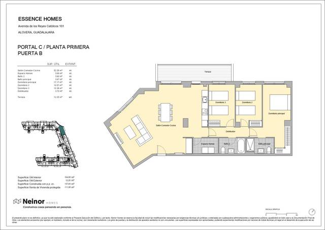 Piso en Venta en   Avenida Camino las Fuentes, 0 en Alovera
