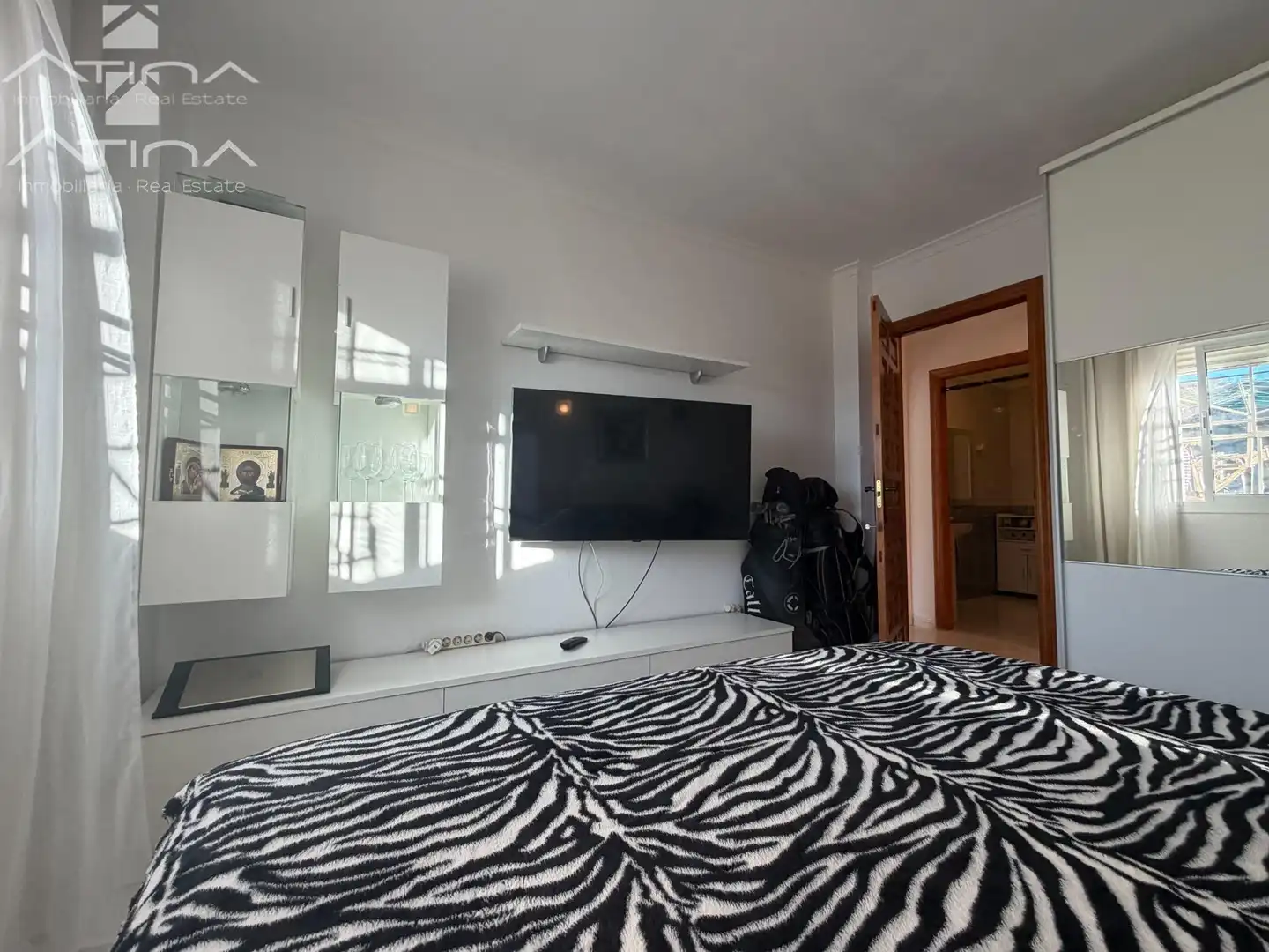 Dormitori de Apartament en venda en Benitachell / El Poble Nou de Benitatxell amb Aire condicionat, Jardí privat i Terrassa