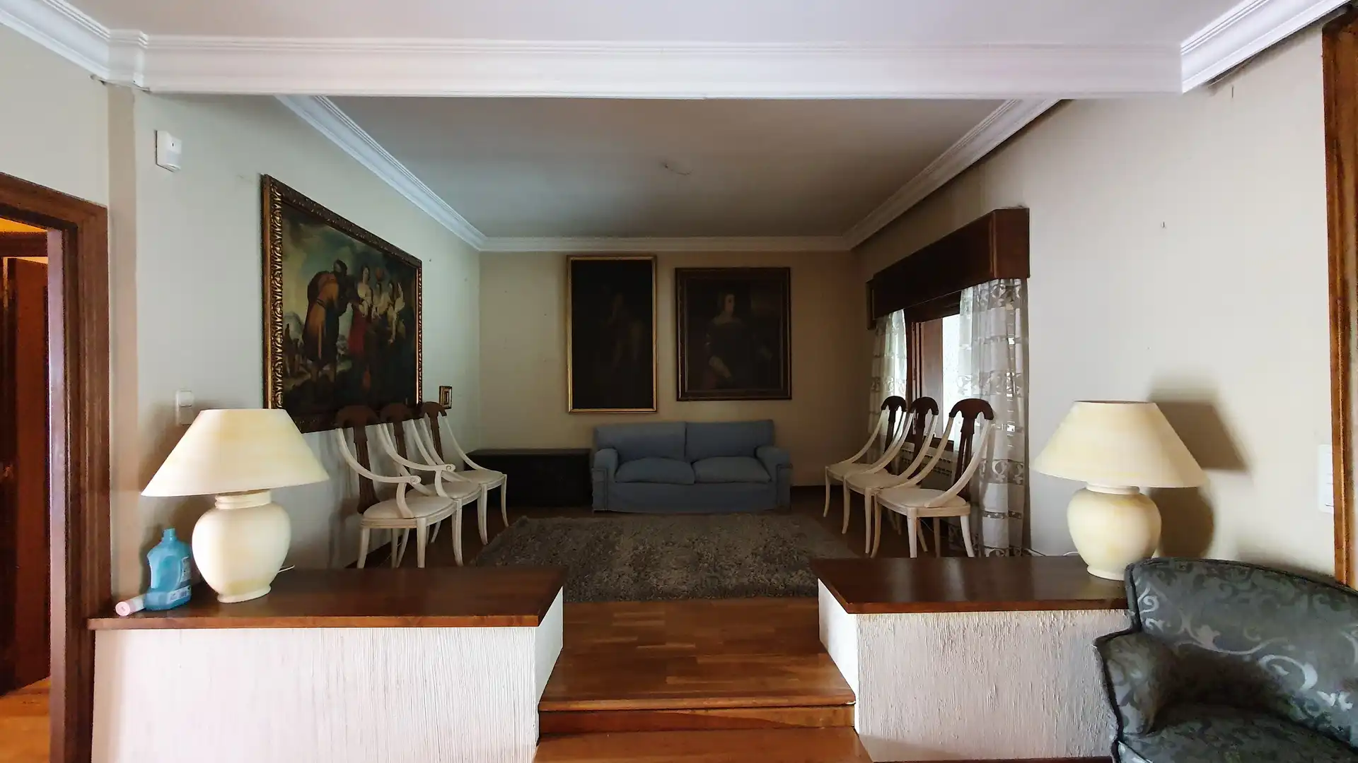 Sala d'estar de Casa o xalet en venda en Palencia amb Calefacció, Terrassa i Traster