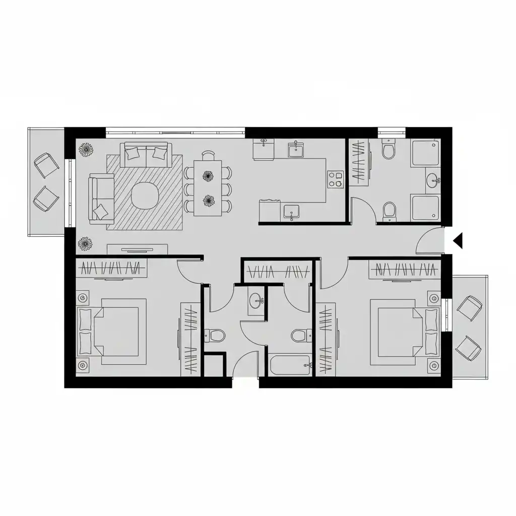 Penthouse mit Pool zum Verkauf in Avenida Blas de Lezo 3, imagen 17