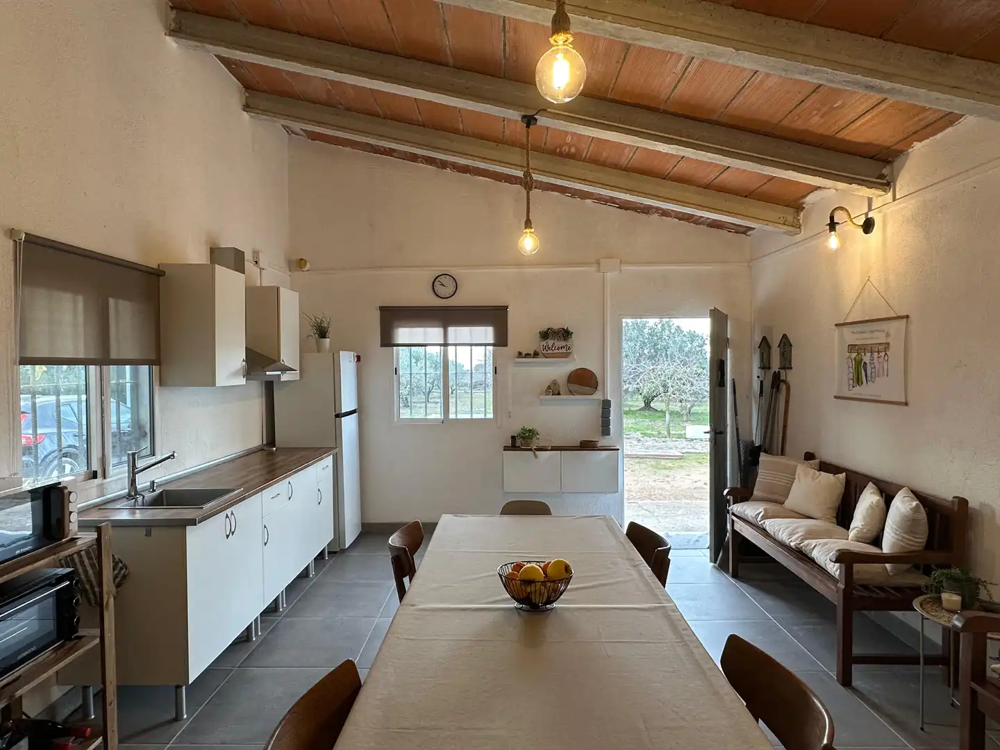 Cuina de Finca rústica en venda en El Pla de Santa Maria amb Calefacció, Jardí privat i Traster