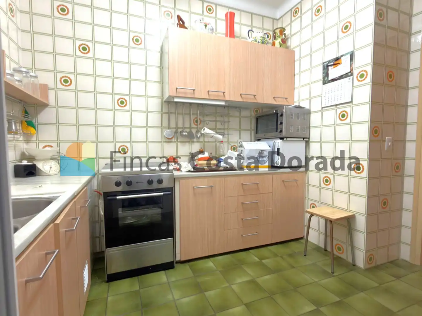 Küche von Wohnung zum Verkauf in Cubelles mit Klimaanlage, Terrasse und Möbliert