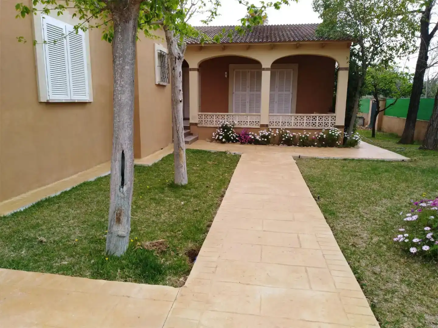 Garden of Flat for rent in Bunyola  with Air Conditioner, Private garden and Swimming Pool