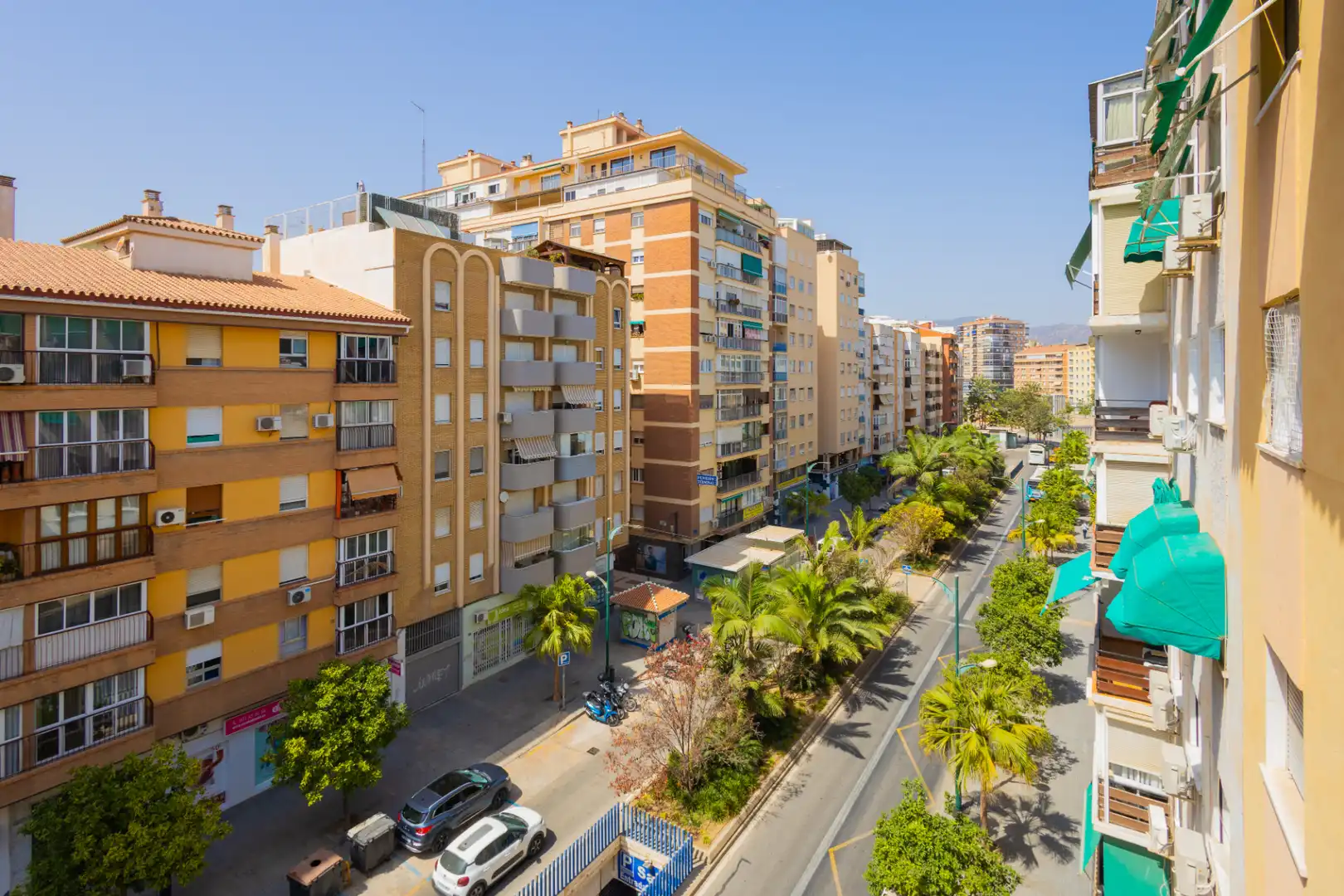 Vista exterior de Pis de lloguer en Málaga amb Moblat, Rentadora i Internet