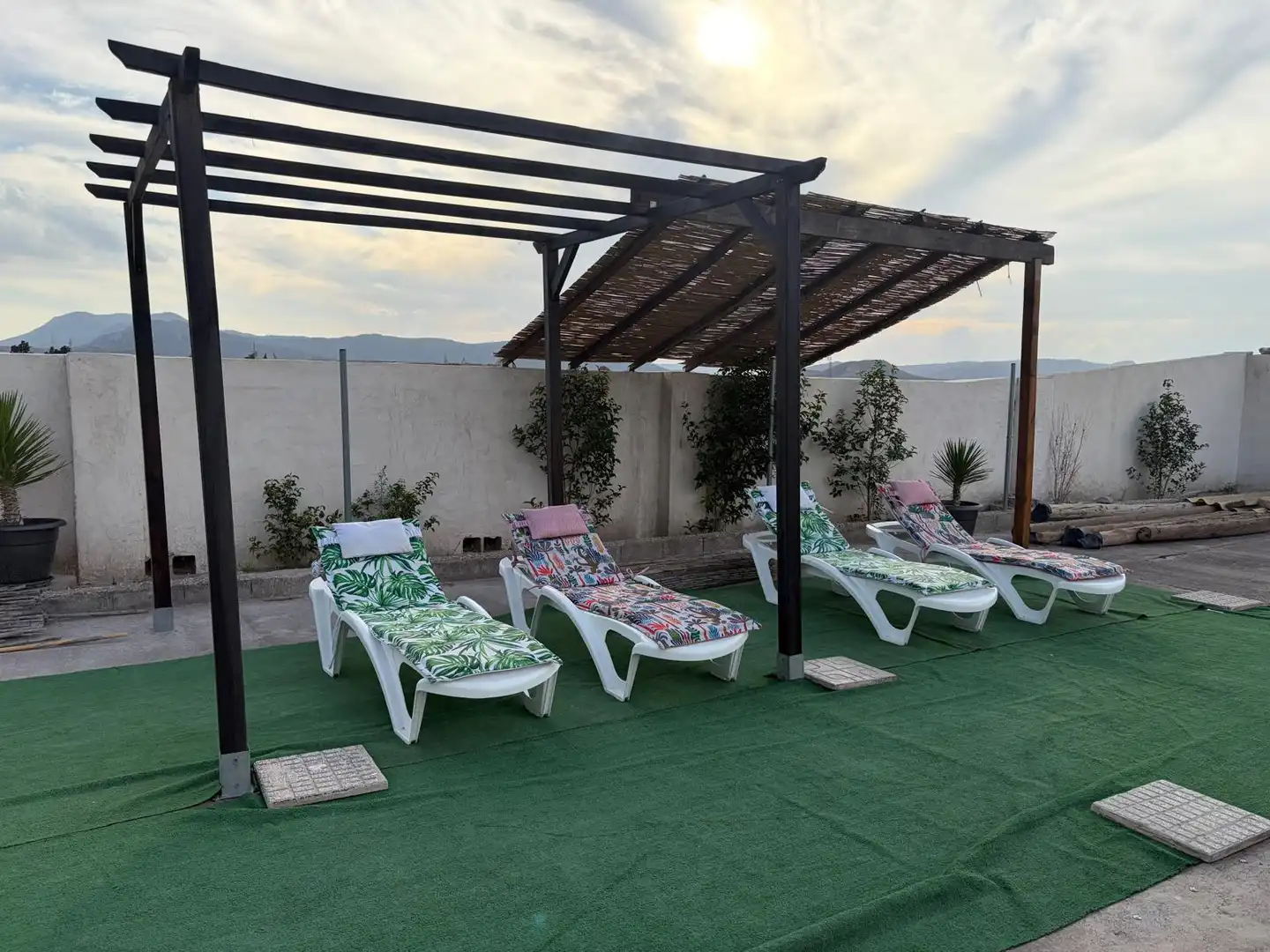 Terrassa de Casa o xalet en venda en Sax, Alicante
