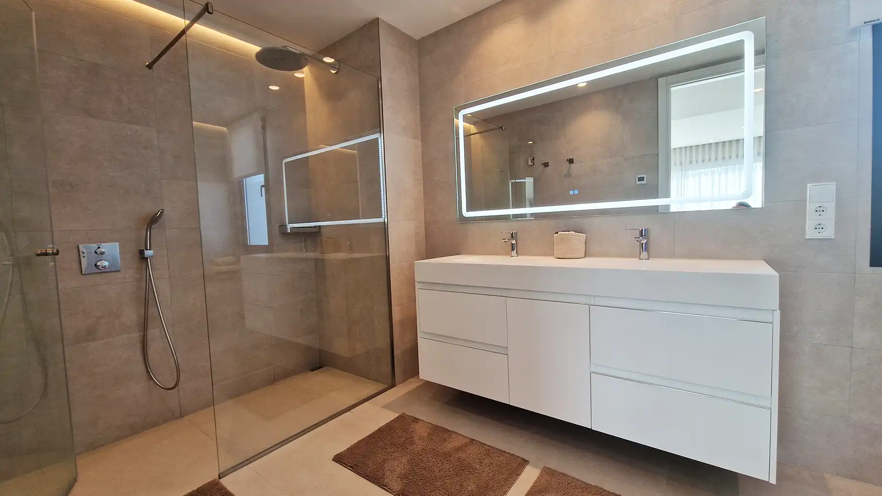 Baño de Casa o chalet en venta en Mijas con Aire acondicionado, Jardín privado y Terraza