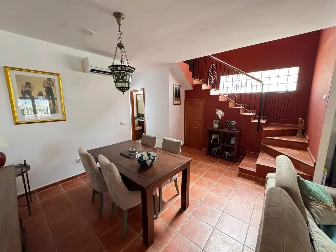 Menjador de Casa adosada en venda en Mojácar amb Aire condicionat i Terrassa