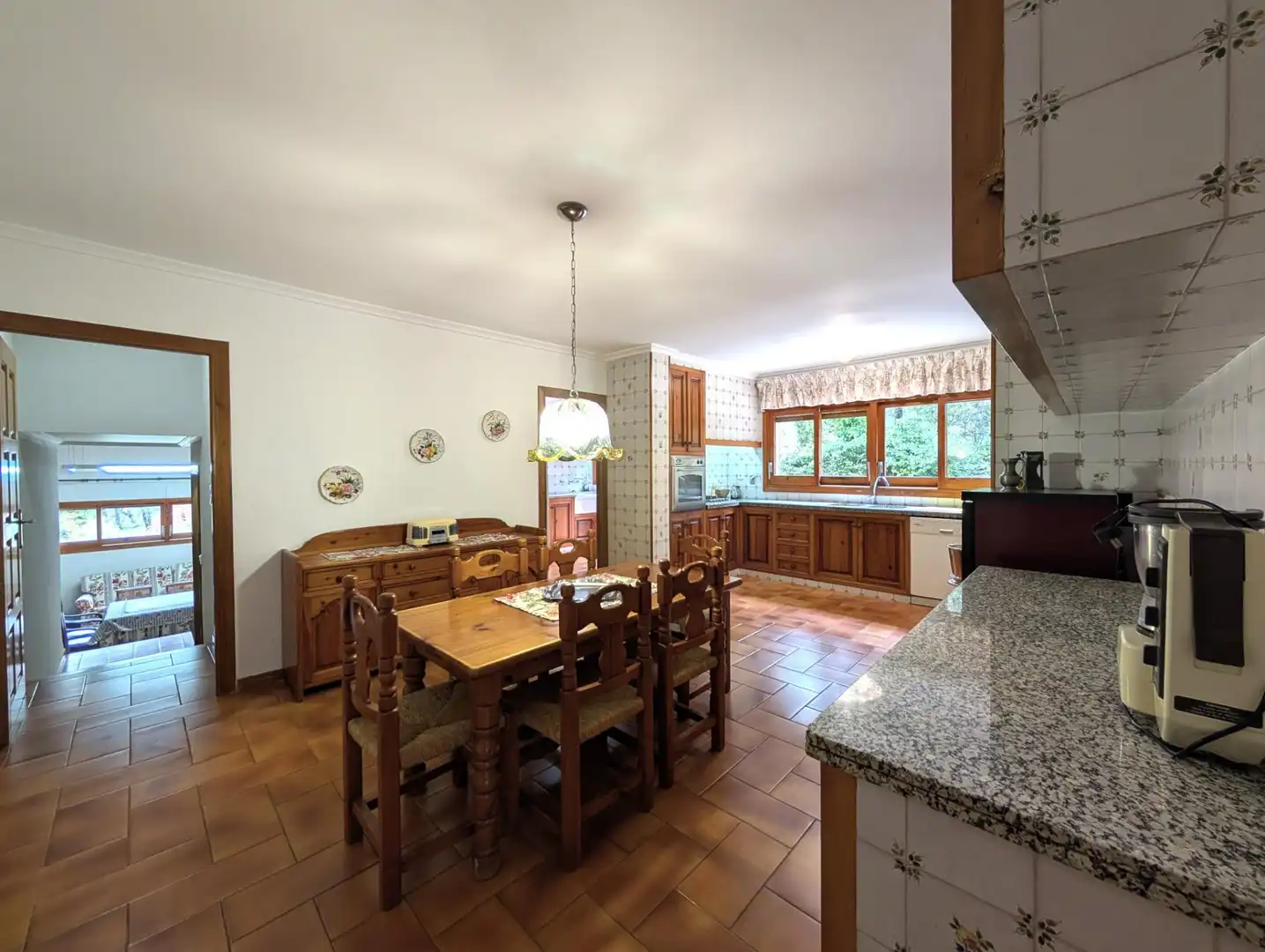 Cuina de Casa o xalet en venda en Alcoy / Alcoi amb Calefacció, Jardí privat i Terrassa