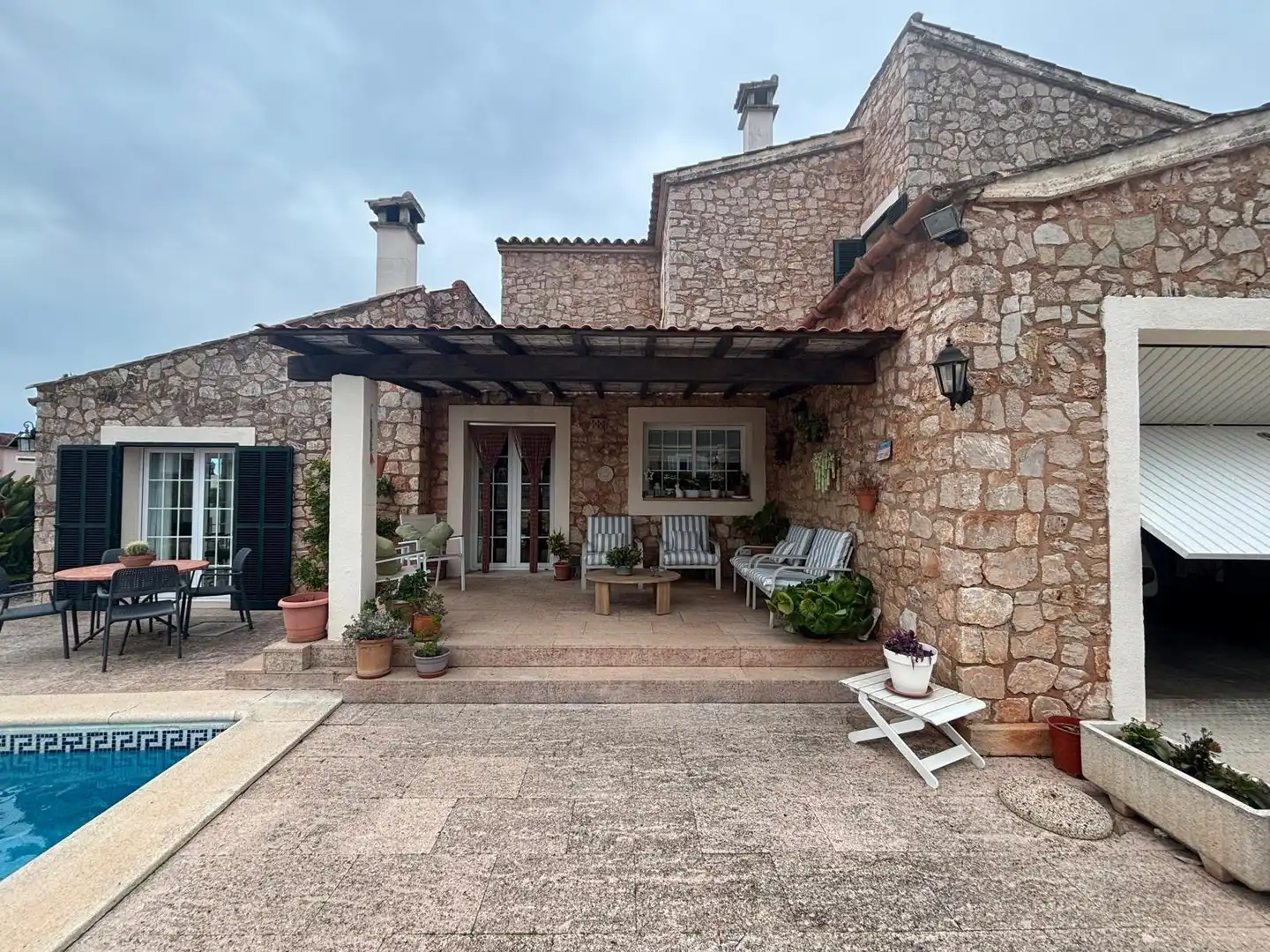 Terrassa de Casa o xalet en venda en Marratxí amb Aire condicionat, Calefacció i Jardí privat