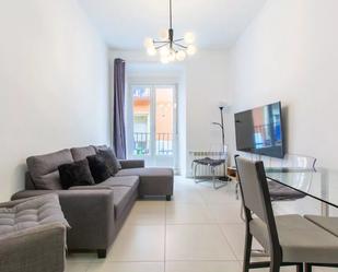 Living room of Flat for sale in  Madrid Capital  with Air Conditioner, Heating and Furnished