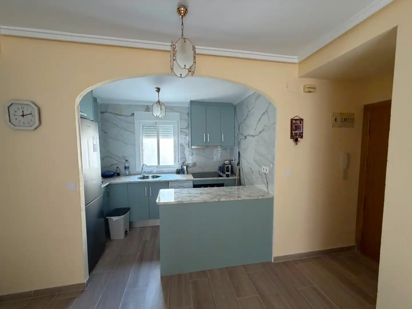 Kitchen of Flat for rent in Torrevieja  with Air Conditioner, Parquet flooring and Furnished