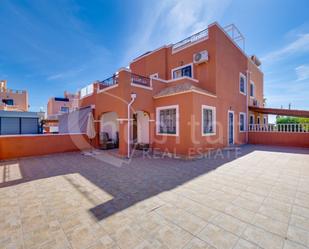 Exterior view of Single-family semi-detached for sale in Los Montesinos  with Air Conditioner, Private garden and Furnished