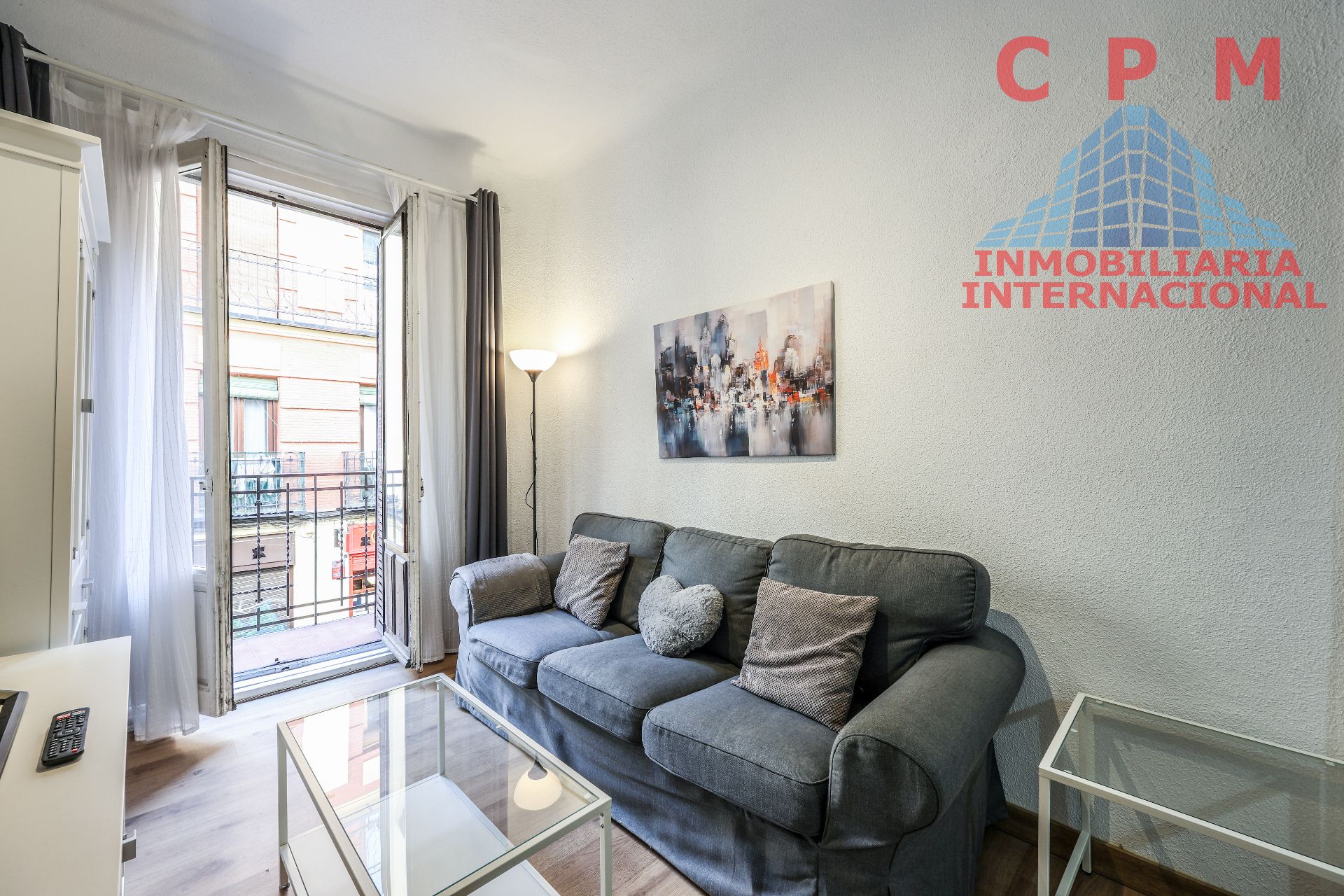 Sala d'estar de Pis de lloguer en  Madrid Capital amb Aire condicionat, Calefacció i Parquet