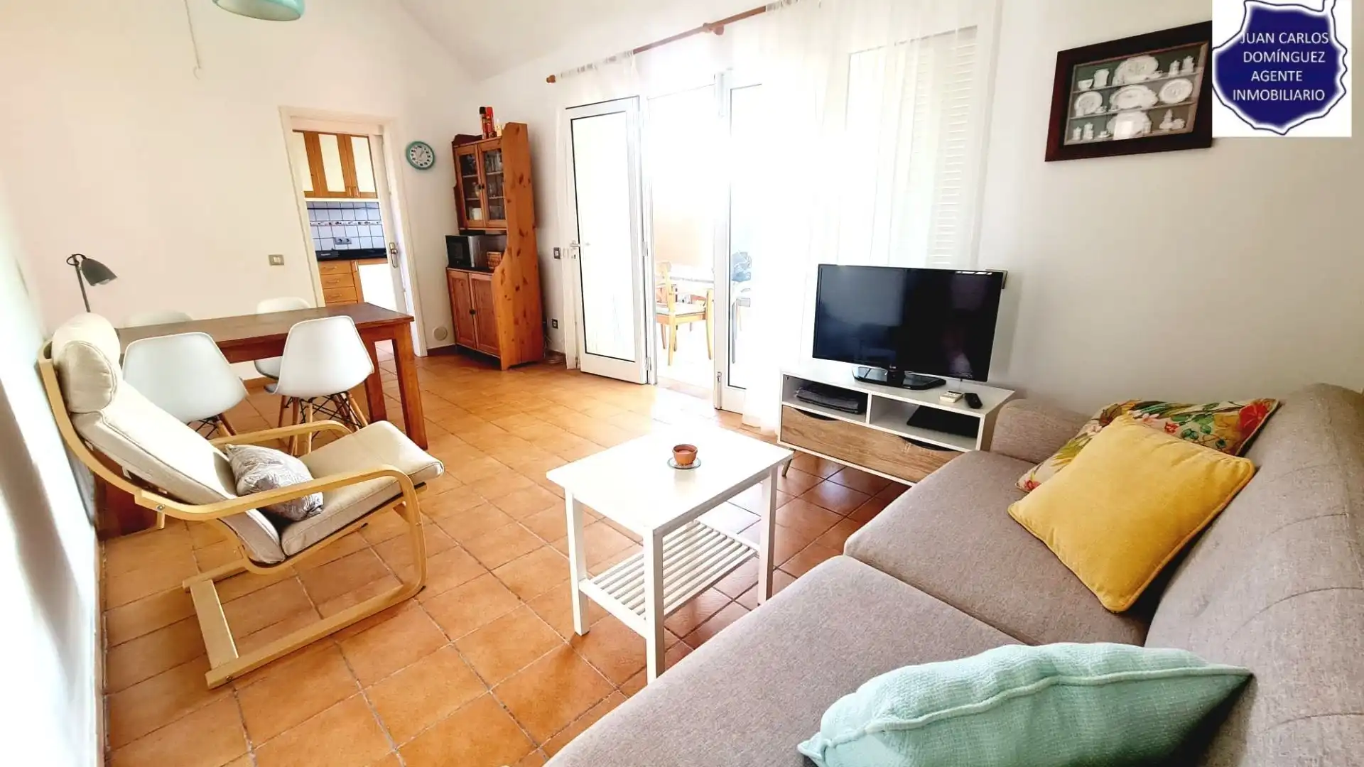 Sala de estar de Casa o chalet de alquiler en San Bartolomé de Tirajana con Aire acondicionado, Jardín privado y Terraza