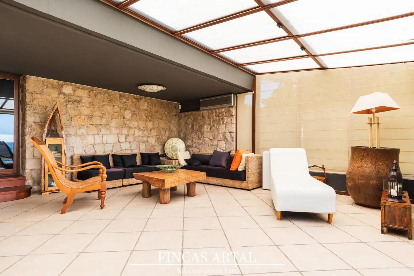 Terraza de Casa o chalet en venta en Zaragoza con Aire acondicionado, Calefacción y Jardín privado