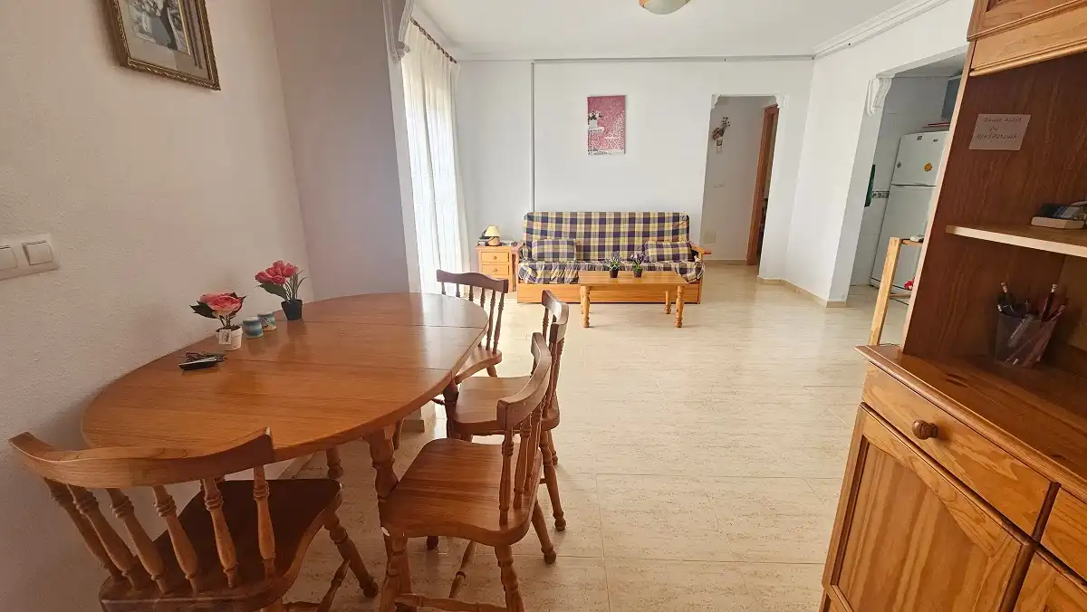 Living room of Apartments for sale in Santa Pola  with Terrace, Furnished and Balcony