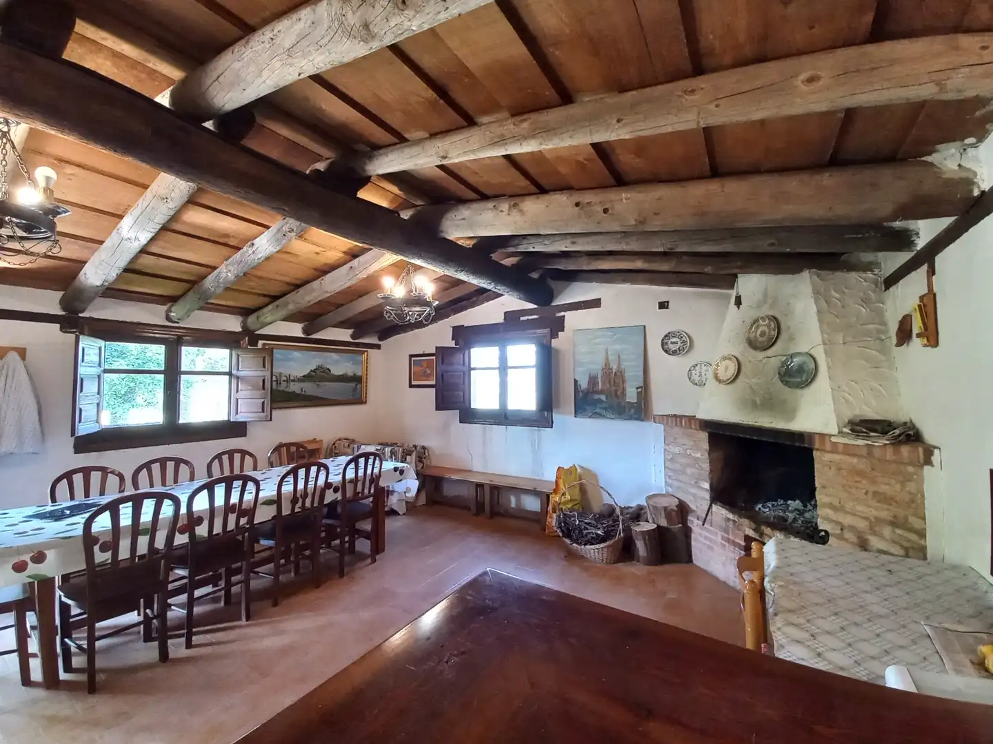 Comedor de Finca rústica en venta en Cayuela con Jardín privado