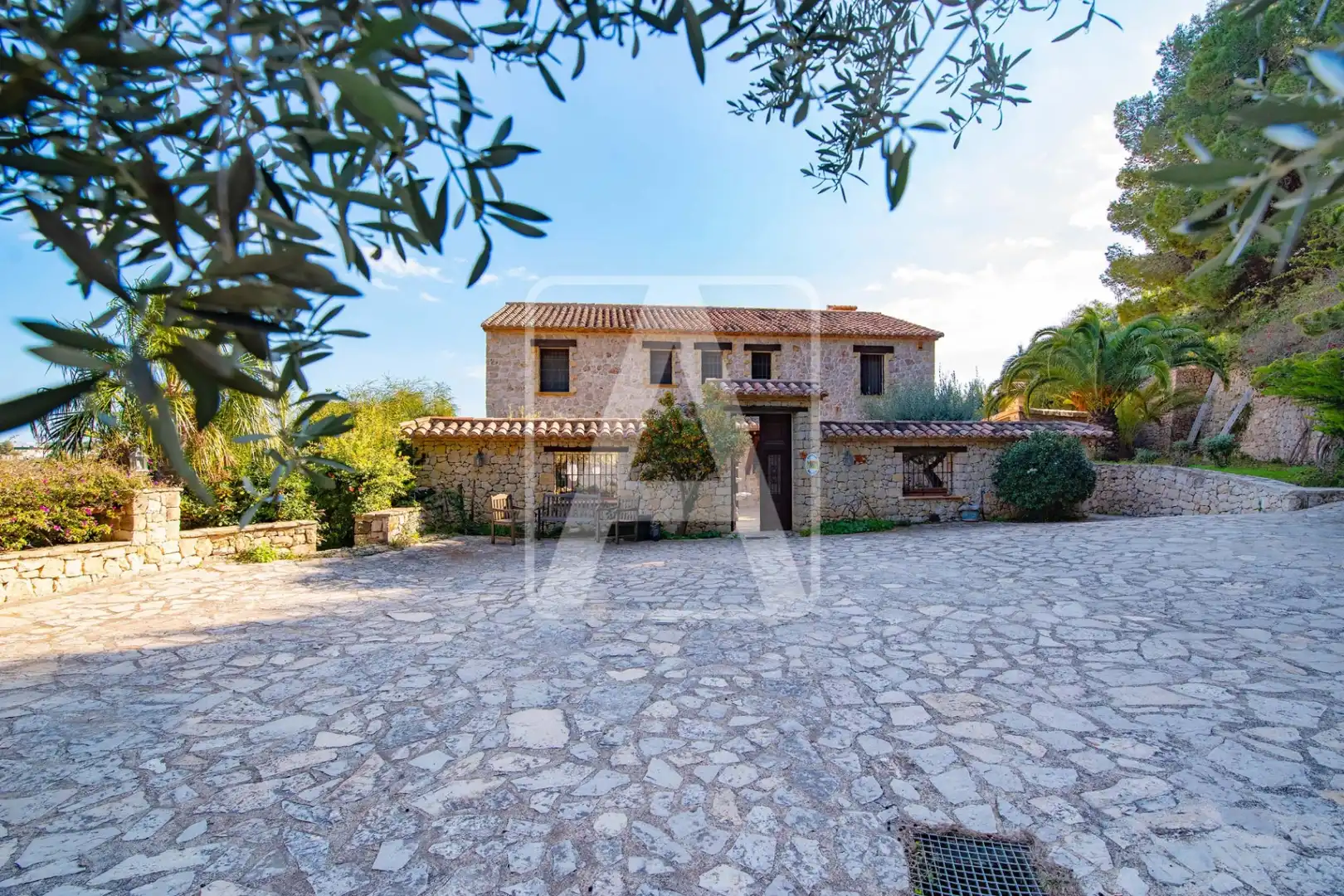 Vista exterior de Finca rústica en venta en Benissa con Calefacción, Jardín privado y Terraza