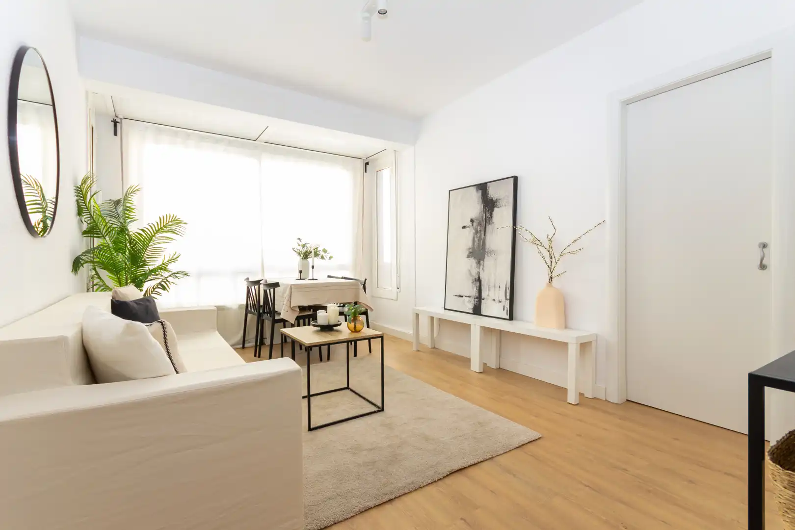 Living room of Flat for sale in Terrassa  with Heating, Oven and Balcony
