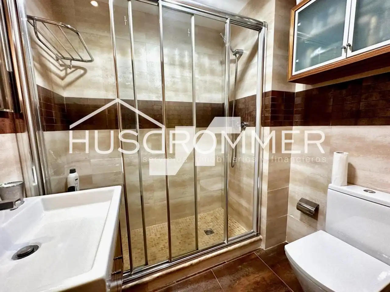 Bathroom of Flat for rent in Benicasim / Benicàssim  with Terrace, Swimming Pool and Community pool