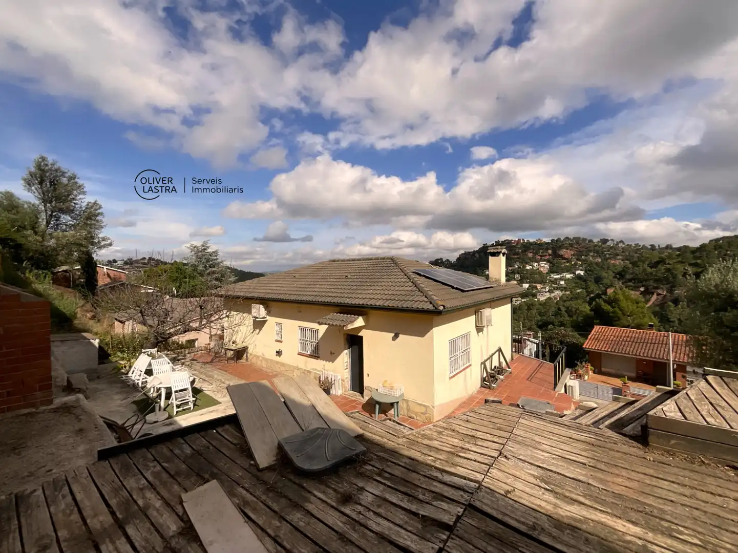 Terraza de Casa o chalet en venta en Corbera de Llobregat con Aire acondicionado, Jardín privado y Parquet