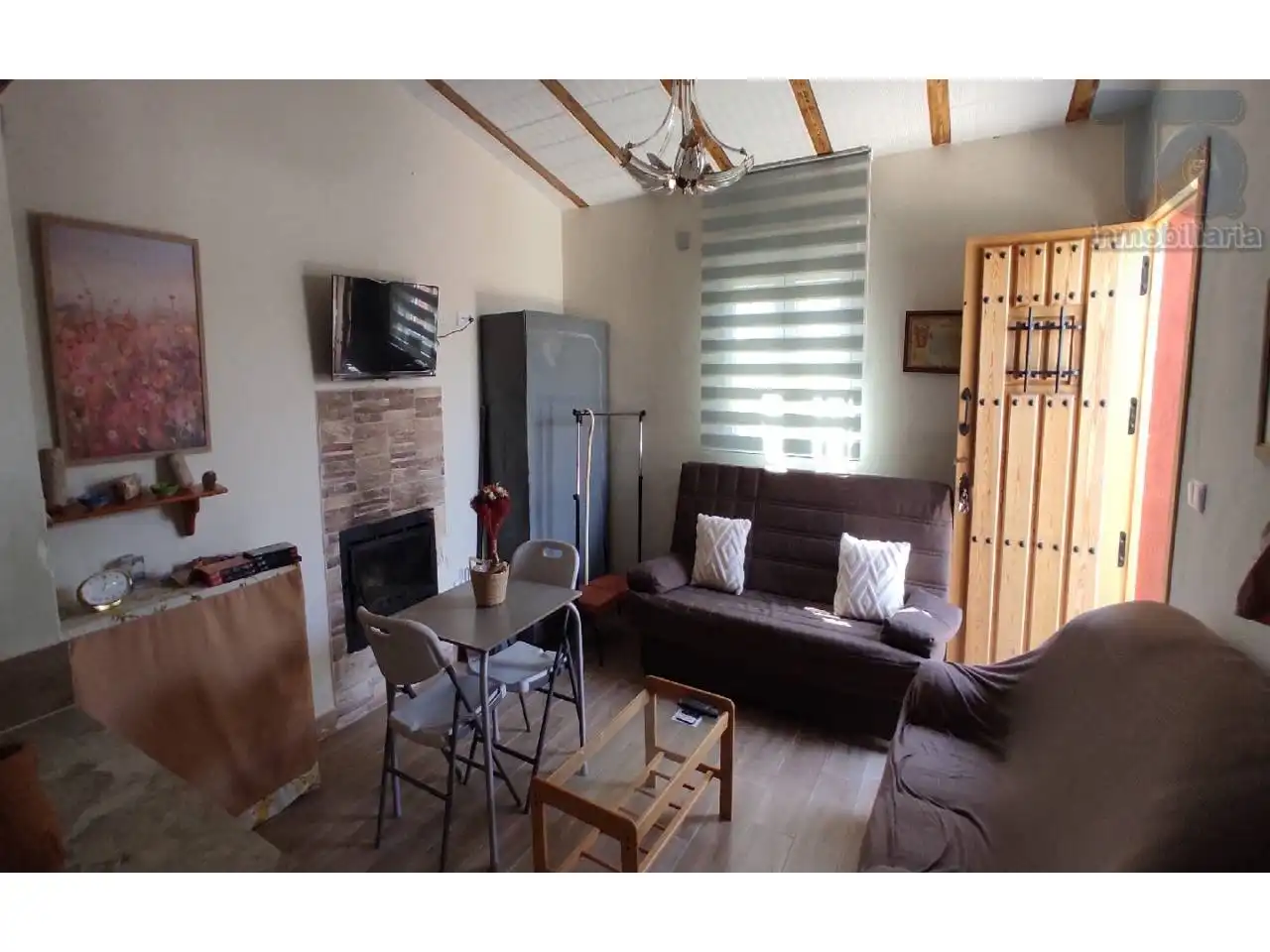 Sala de estar de Finca rústica en venta en Albatana con Jardín privado y Terraza
