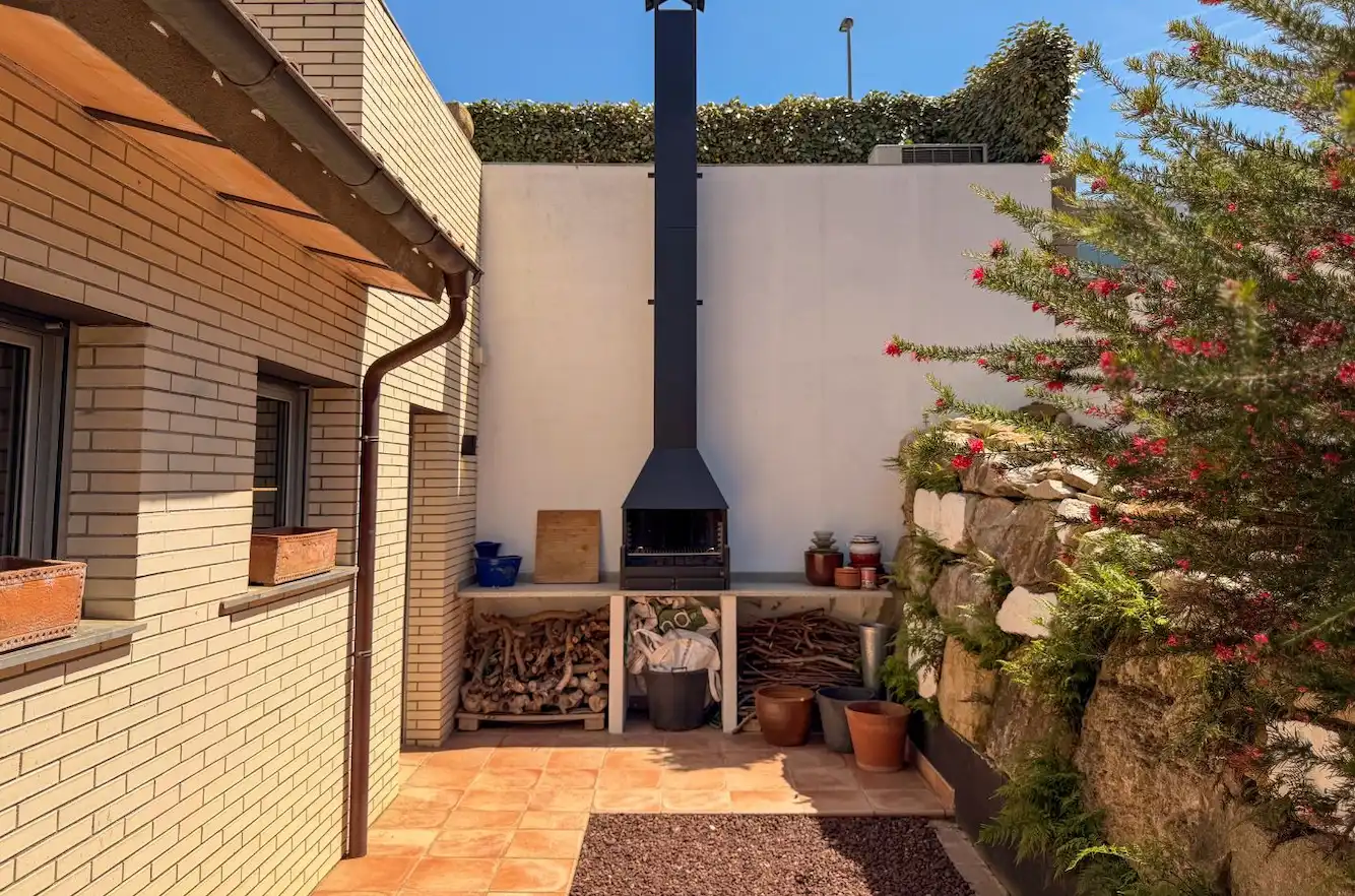 Terraza de Casa o chalet en venta en Celrà con Aire acondicionado, Calefacción y Jardín privado