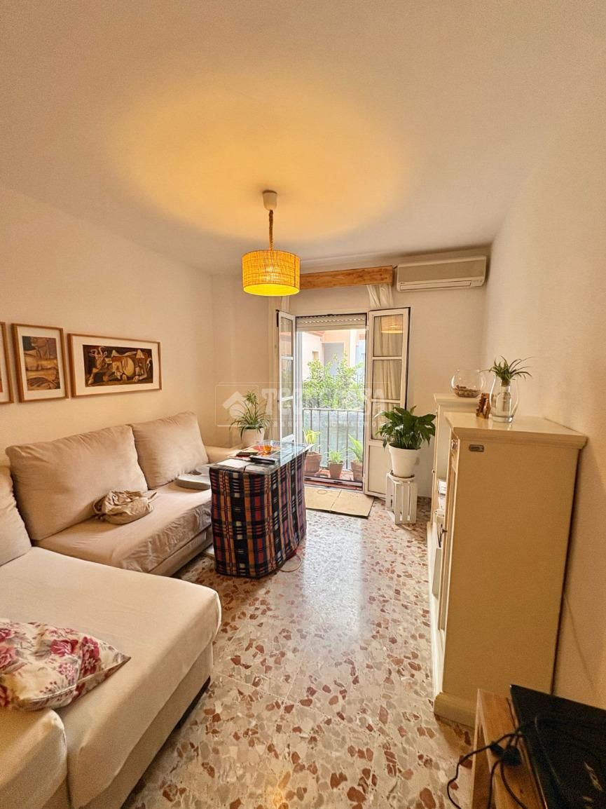 Wohnzimmer von Wohnung zum verkauf in San José del Valle mit Klimaanlage und Balkon