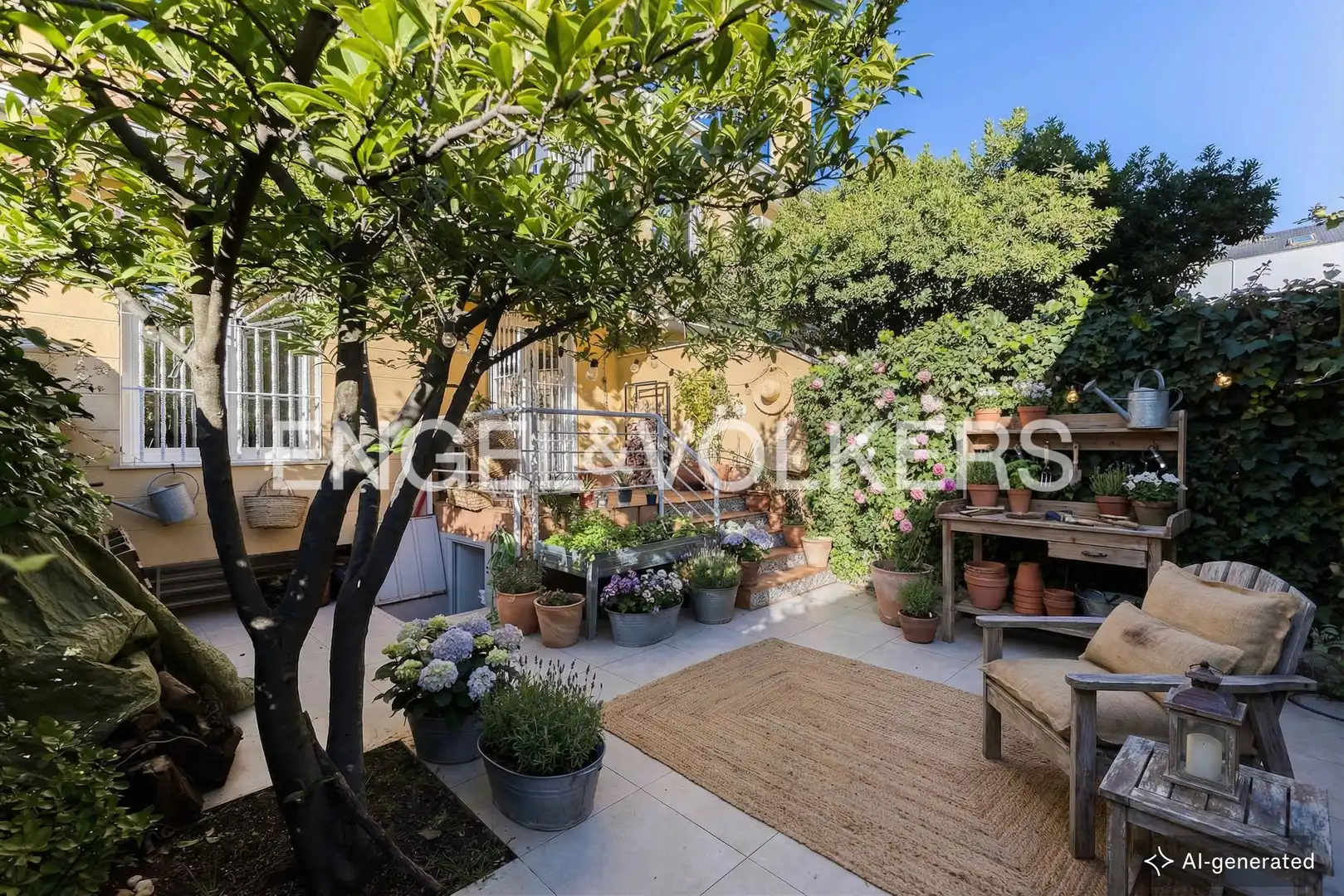Terrace of Houses for sale in  Madrid Capital  with Air Conditioner, Heating and Private garden