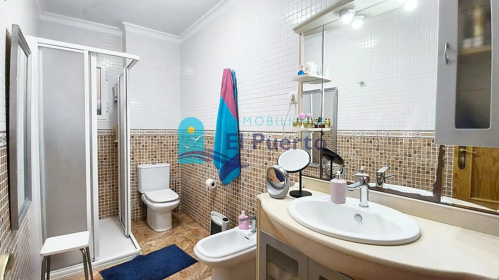 Baño de Apartamento en venta en Mazarrón con Aire acondicionado, Calefacción y Amueblado
