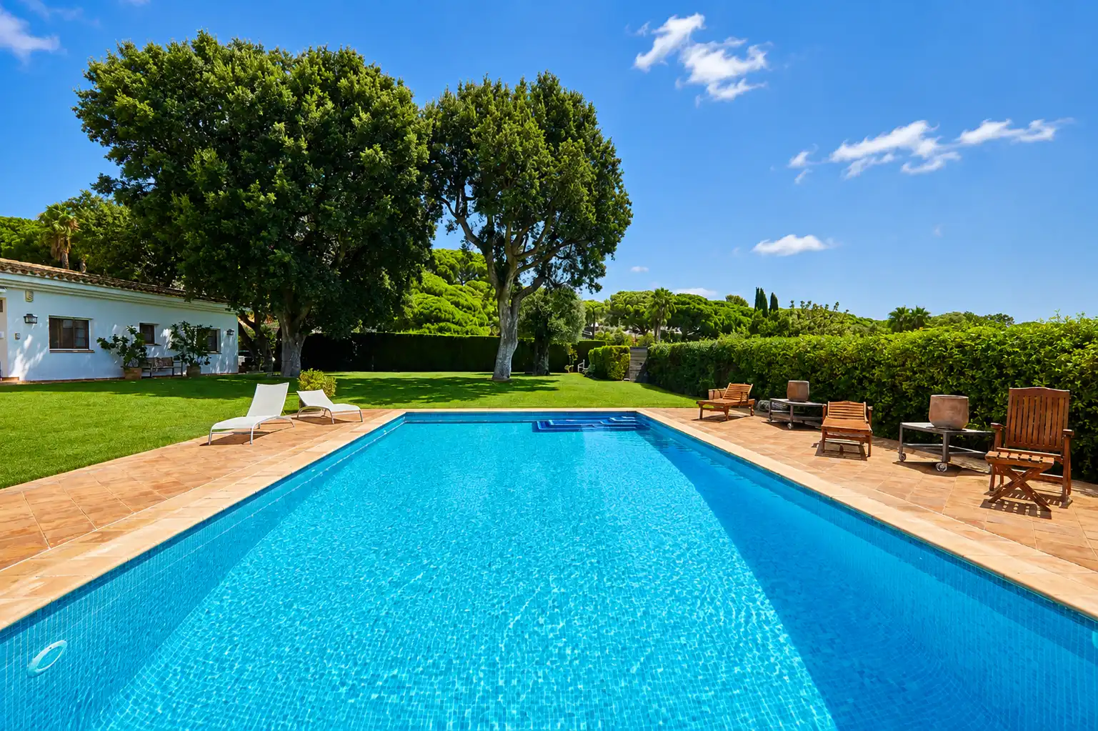 Piscina de Casa o chalet de alquiler en Sant Andreu de Llavaneres con Aire acondicionado, Calefacción y Jardín privado