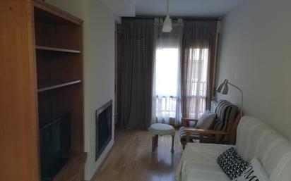 Living room of Flat to rent in Sort  with Heating, Parquet flooring and Furnished