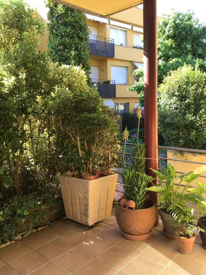Terraza de Casa adosada en venta en Santa Coloma de Farners con Calefacción, Jardín privado y Terraza