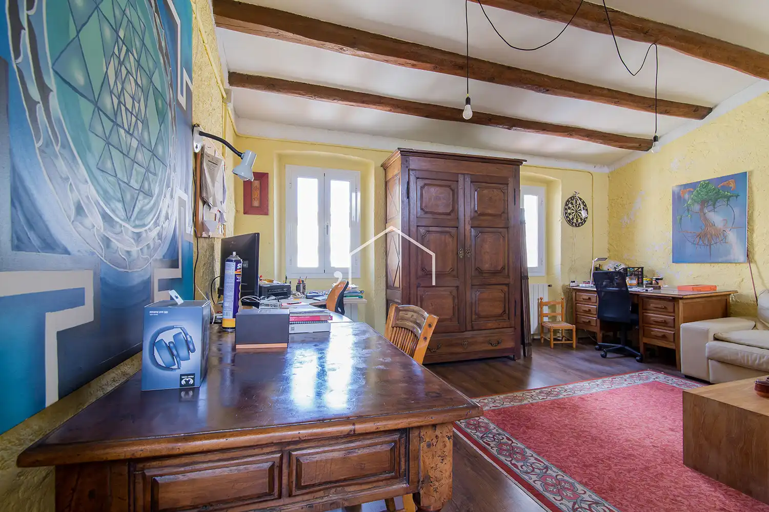 Living room of Country homes for sale in El Masnou  with Heating, Private garden and Terrace