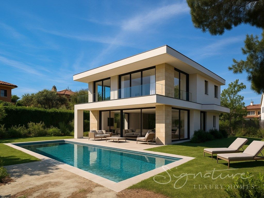 Piscina de Casa o xalet en venda en Sant Cugat del Vallès amb Aire condicionat, Calefacció i Piscina