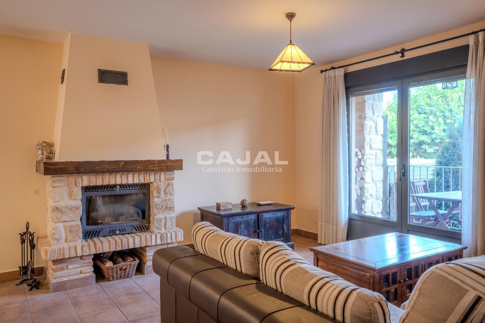 Living room of Single-family semi-detached for sale in Riaza  with Heating and Private garden