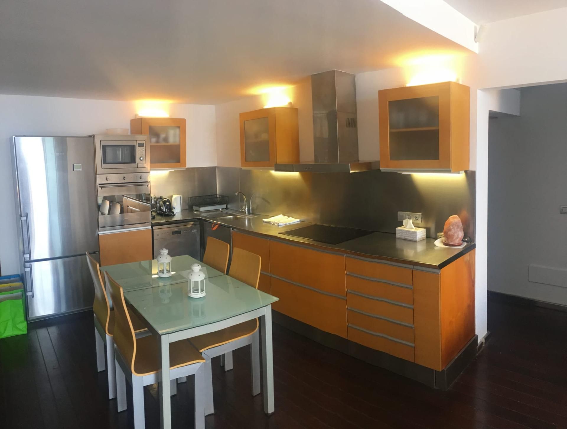 Kitchen of Apartment for sale in Sant Josep de sa Talaia  with Heating, Parquet flooring and Terrace