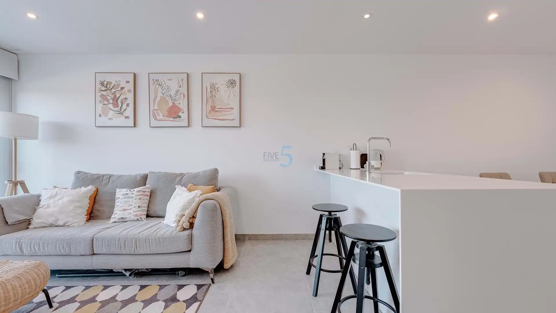Sala de estar de Piso en venta en Pilar de la Horadada con Aire acondicionado, Calefacción y Piscina